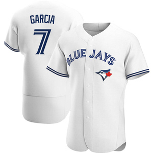 Men's Damaso Garcia Toronto Blue Jays Authentic White Home Jersey