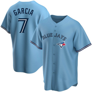 Men's Damaso Garcia Toronto Blue Jays Replica Blue Powder Alternate Jersey