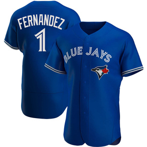 Men's Tony Fernandez Toronto Blue Jays Authentic Royal Alternate Jersey